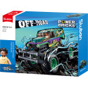 Jeux de construction pour enfants - Sluban - Power Bricks : Green Purple Monster Truck Speed ​​Kixx - Livraison rapide Tunisie