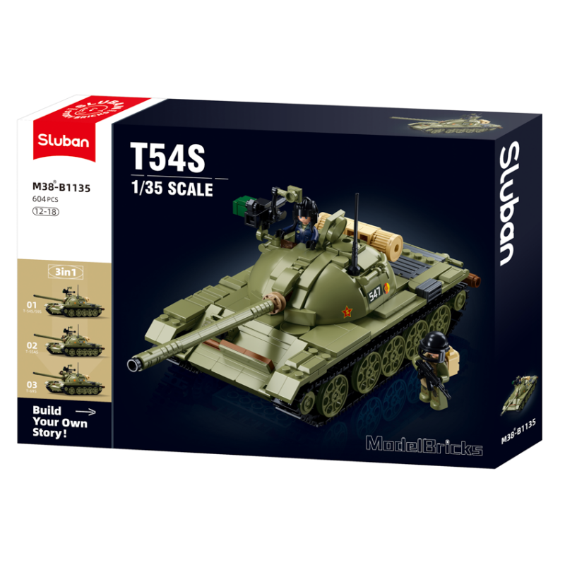 Sluban - Medium Tank (MBT) 3 en 1 Sluban - Medium Tank (MBT) 3 en 1