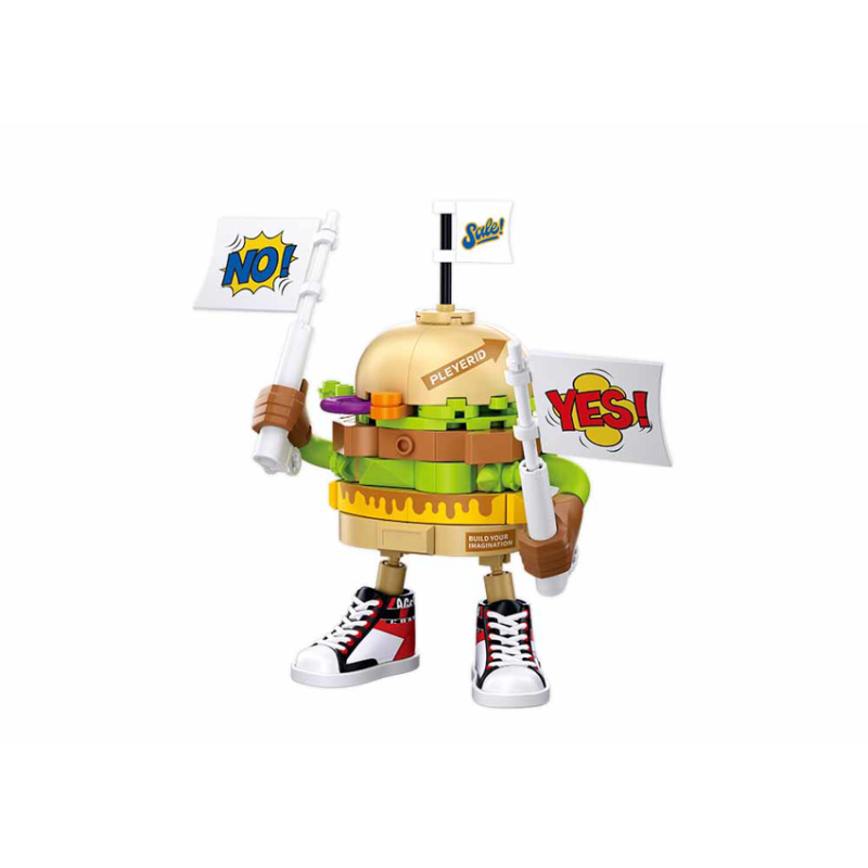 Sluban - L'Homme de la Nourriture. Hamburger Sluban - L'Homme de la Nourriture. Hamburger