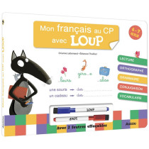 Mon Livre-ardoise : MON FRANÇAIS AU CP AVEC LOUP