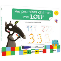 Mon Livre-ardoise : Mes premiers chiffres avec Loup