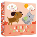 Livres pour enfants - Coffret 2 livres - 14 matières à découvrir et à toucher - Les bébés animaux - Livraison rapide Tunisie