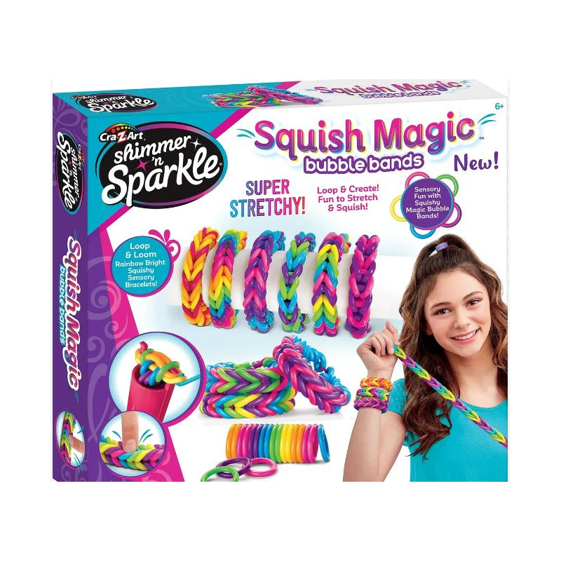 Shimmer ‘n Sparkle Squish Magic Bubble Bands