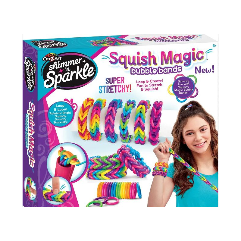 Shimmer ‘n Sparkle Squish Magic Bubble Bands Shimmer ‘n Sparkle Squish Magic Bubble Bands
