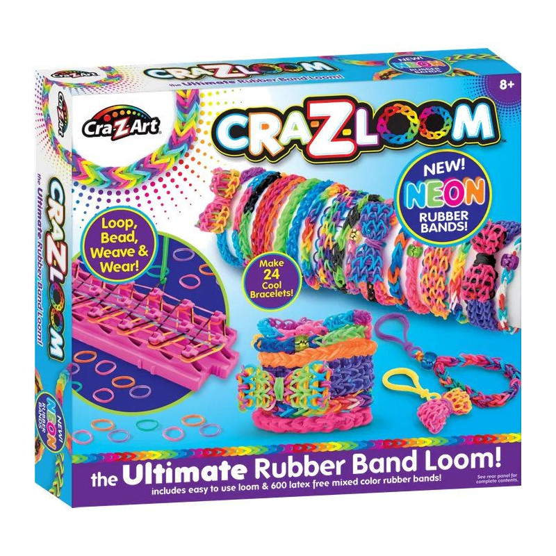 Cra-Z-Loom Ultimate Neon Rubber Band Loom Cra-Z-Loom Ultimate Neon Rubber Band Loom