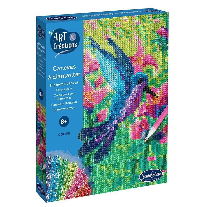 ART & CREATIONS - CANEVAS A DIAMANTER - COLIBRI ART & CREATIONS - CANEVAS A DIAMANTER - COLIBRI