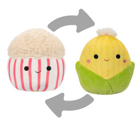 SQK - Little Plush (5" Squishmallows) (Conrad/Arnel - Corn on the Cob/Popcorn - Flipamallows)