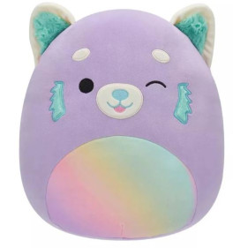 SQK - Medium Plush (12" Squishmallows) (Lexis - Purple Panda W/Rainbow Belly)