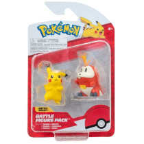 Pokémon PKW - Battle Figure Generation IX 2 Pack (Fuecoco & Pikachu )