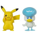 Jeux d'imagination pour enfants - Pokémon PKW - Battle Figure Generation IX 2 Pack (Quaxly & Pikachu) - Livraison rapide Tunisie