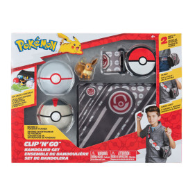 Pokémon PKW -Bandolier Set - Premier Ball & Timer Ball + Figurine