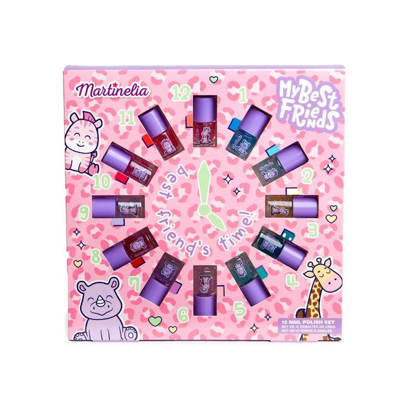 MARTINELIA BFF CLOCK NAIL POLISH BEAUTY SET MARTINELIA BFF CLOCK NAIL POLISH BEAUTY SET