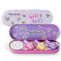 Loisirs créatifs pour enfants - MARTINELIA SUPER GIRL NAIL POLISH&STICKERS TIN BOX - Livraison rapide Tunisie