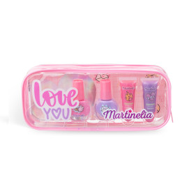 MARTINELIA SUPER GIRL NAIL POLISH & LIP GLOSS BAG