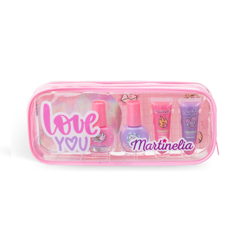 MARTINELIA SUPER GIRL NAIL POLISH & LIP GLOSS BAG