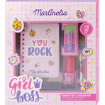 Loisirs créatifs pour enfants - MARTINELIA SUPER GIRL NOTEBOOK & BEAUTY SET - Livraison rapide Tunisie