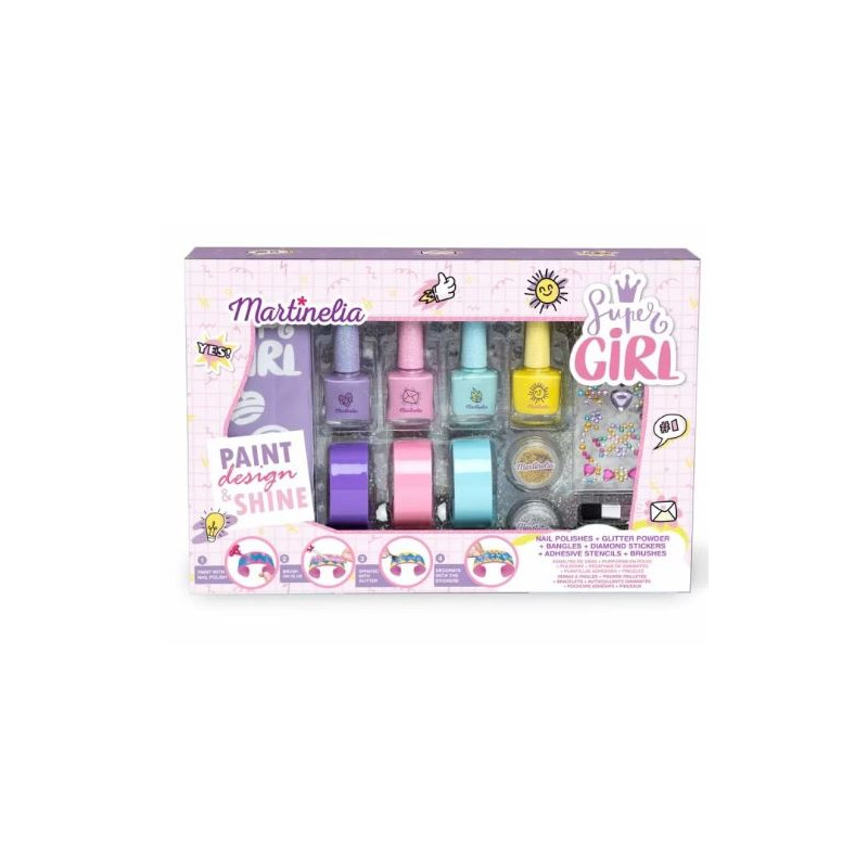 MARTINELIA SUPER GIRL NAILS & BRACELET SET MARTINELIA SUPER GIRL NAILS & BRACELET SET