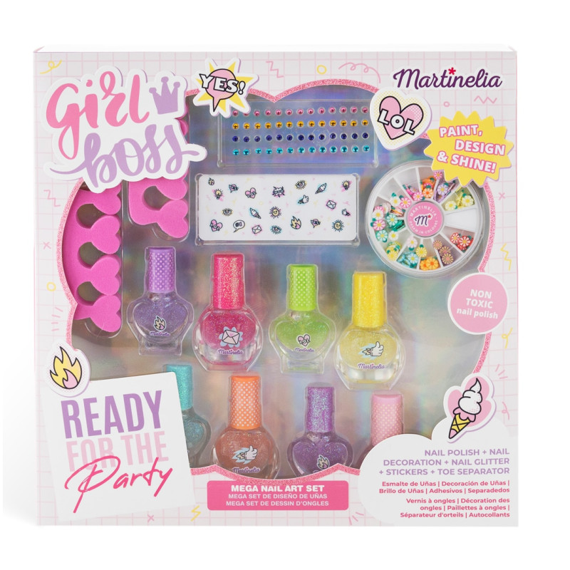 MARTINELIA SUPER GIRL MEGA NAIL ART SET