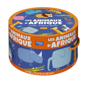 Puzzle rond - Les Animaux d'Afrique