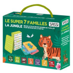 Jeux de société pour enfants - Super 7 FAMILLES. LA JUNGLE - Livraison rapide Tunisie