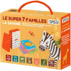Jeux de société pour enfants - Super 7 FAMILLES. LA SAVANE - Livraison rapide Tunisie