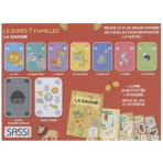 Jeux de société pour enfants - Super 7 FAMILLES. LA SAVANE - Livraison rapide Tunisie