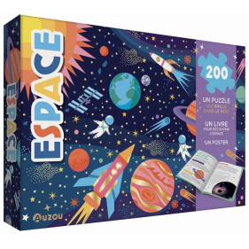 Espace : un puzzle - un livre - un poster