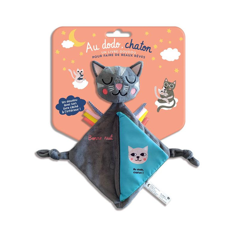 Livre Doudou - Au dodo, chaton Livre Doudou - Au dodo, chaton