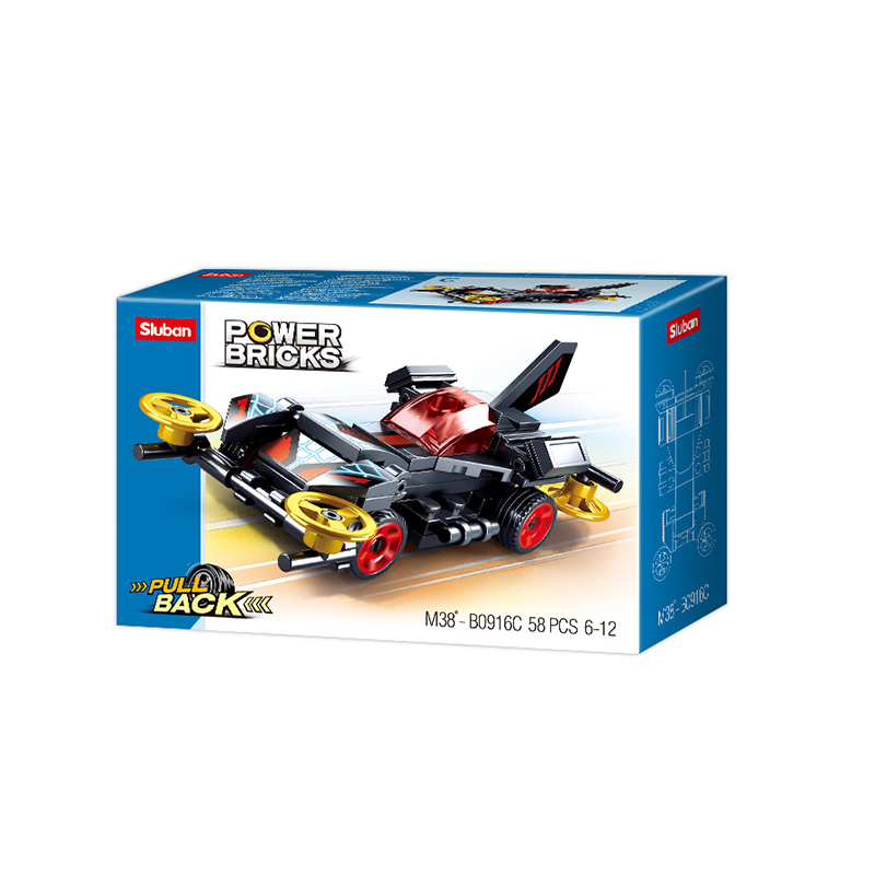 Sluban - Black Speeder Pull Back Sluban - Black Speeder Pull Back