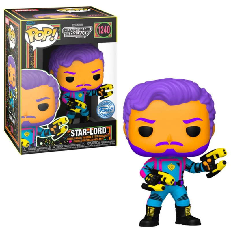 Pop! Marvel: Guardian of the Galaxy 3 - Star-Lord (BLKLT) Pop! Marvel: Guardian of the Galaxy 3 - Star-Lord (BLKLT)
