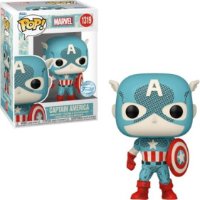 Pop! Marvel: D100 - Retro Captain America