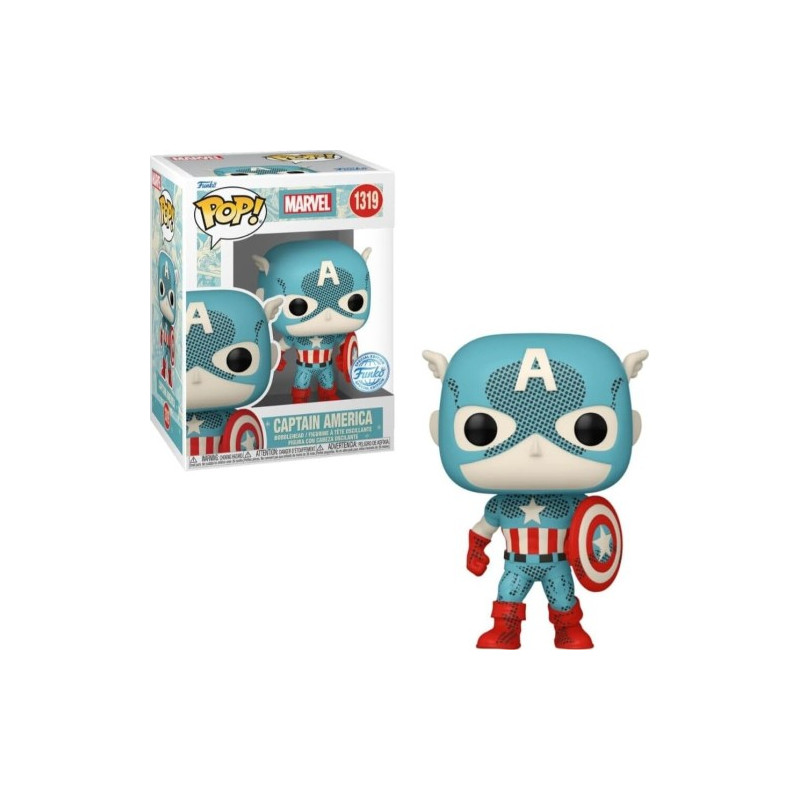 Pop! Marvel: D100 - Retro Captain America Pop! Marvel: D100 - Retro Captain America