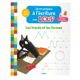 JE ME PRÉPARE À L'ÉCRITURE AVEC LOUP - LES TRACÉS ET LES FORMES