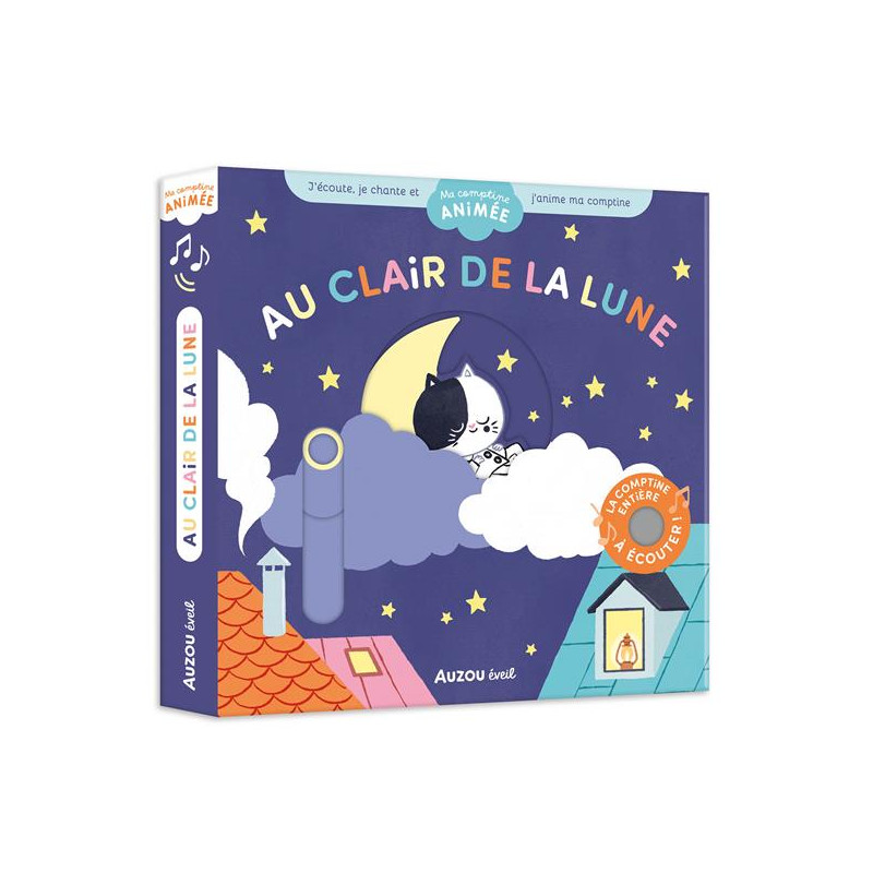 MA COMPTINE ANIMEE - AU CLAIR DE LA LUNE MA COMPTINE ANIMEE - AU CLAIR DE LA LUNE