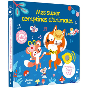 MES SUPERS COMPTINES D'ANIMAUX (SONORE)