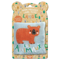 MON PREMIER LIVRE TISSU EN LANGE - LES ANIMAUX