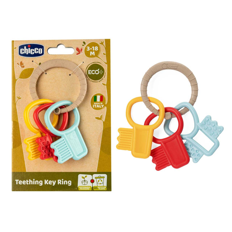 TOY TEETHING KEY RING RATTLE ECO+ TOY TEETHING KEY RING RATTLE ECO+