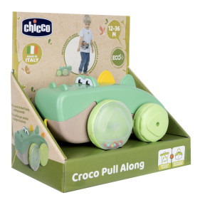 TOY ECO+ PULL ALONG CROCODILE