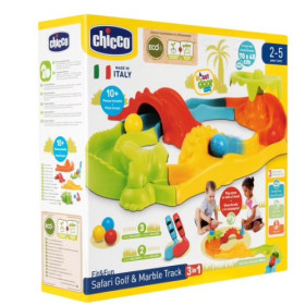TOY 3IN1 SAFARI GOLF & MARBLE TRACK