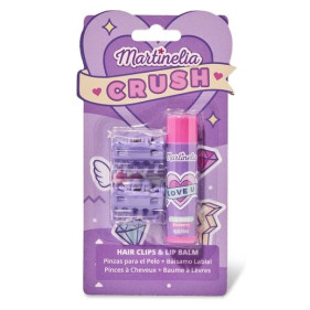MARTINELIA HAIR CLIPS & BALM Violet