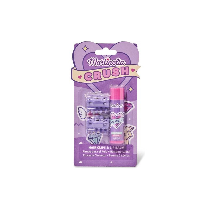 MARTINELIA HAIR CLIPS & BALM Violet MARTINELIA HAIR CLIPS & BALM Violet