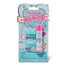 MARTINELIA HAIR CLIPS & BALM Vert
