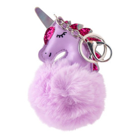 MARTINELIA KEYCHAIN UNICORN PUFF. Violet