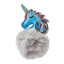MARTINELIA KEYCHAIN UNICORN PUFF. Bleu