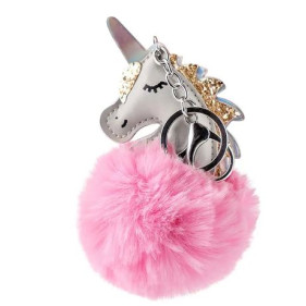 MARTINELIA KEYCHAIN UNICORN PUFF. Rose