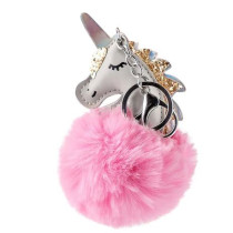 MARTINELIA KEYCHAIN UNICORN PUFF. Rose