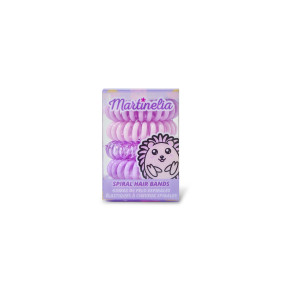 MARTINELIA SPIRAL HAIR TIES - ASSORTED-Violet