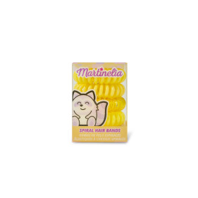 MARTINELIA SPIRAL HAIR TIES - ASSORTED-Jaune