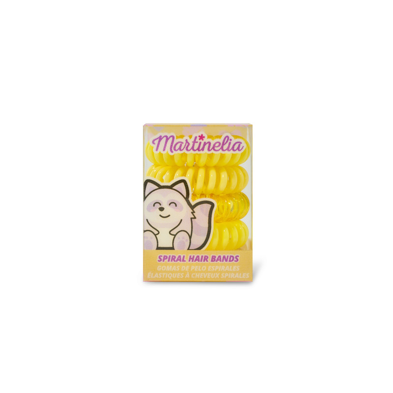MARTINELIA SPIRAL HAIR TIES - ASSORTED-Jaune MARTINELIA SPIRAL HAIR TIES - ASSORTED-Jaune