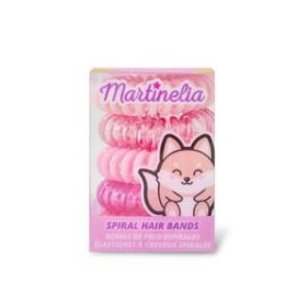 MARTINELIA SPIRAL HAIR TIES - ASSORTED- Rose